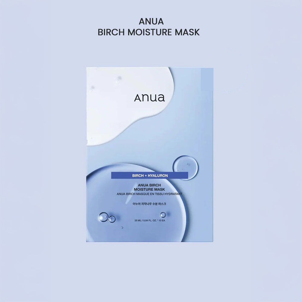 ANUA BIRCH MOISTURE MASK 10ea 25ML