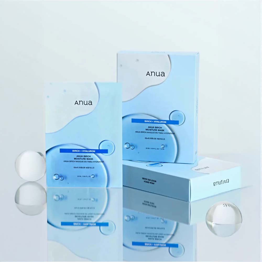 ANUA BIRCH MOISTURE MASK 10ea 25ML