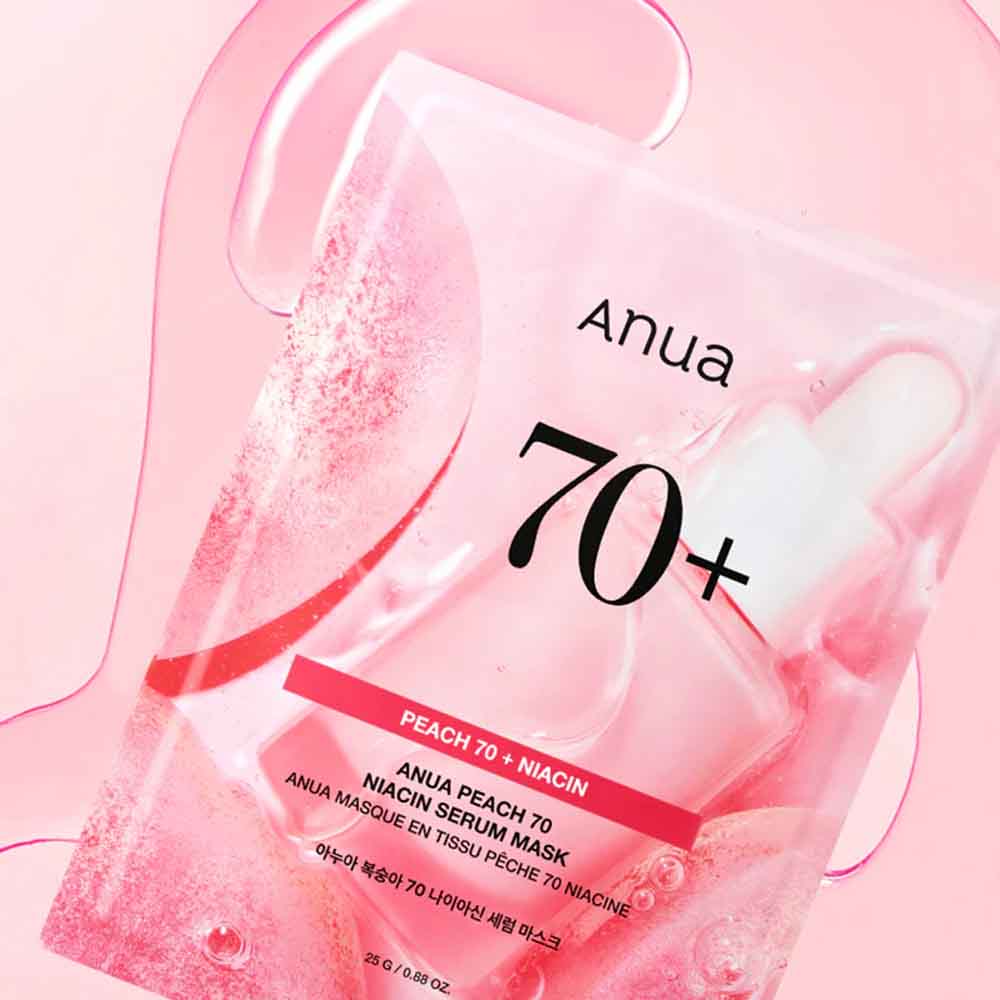 Anua Peach 70 + Niacin Serum Mask Sheet 10ea 25ML