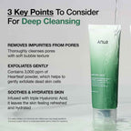 ANUA Heartleaf+BHA Quercetinol Pore Deep Cleansing Foam 150ML