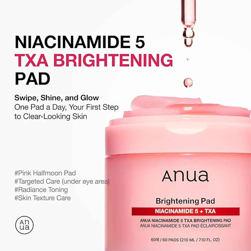 Anua Niacinamide 5 TXA Toner Pads 210ML 60PADS
