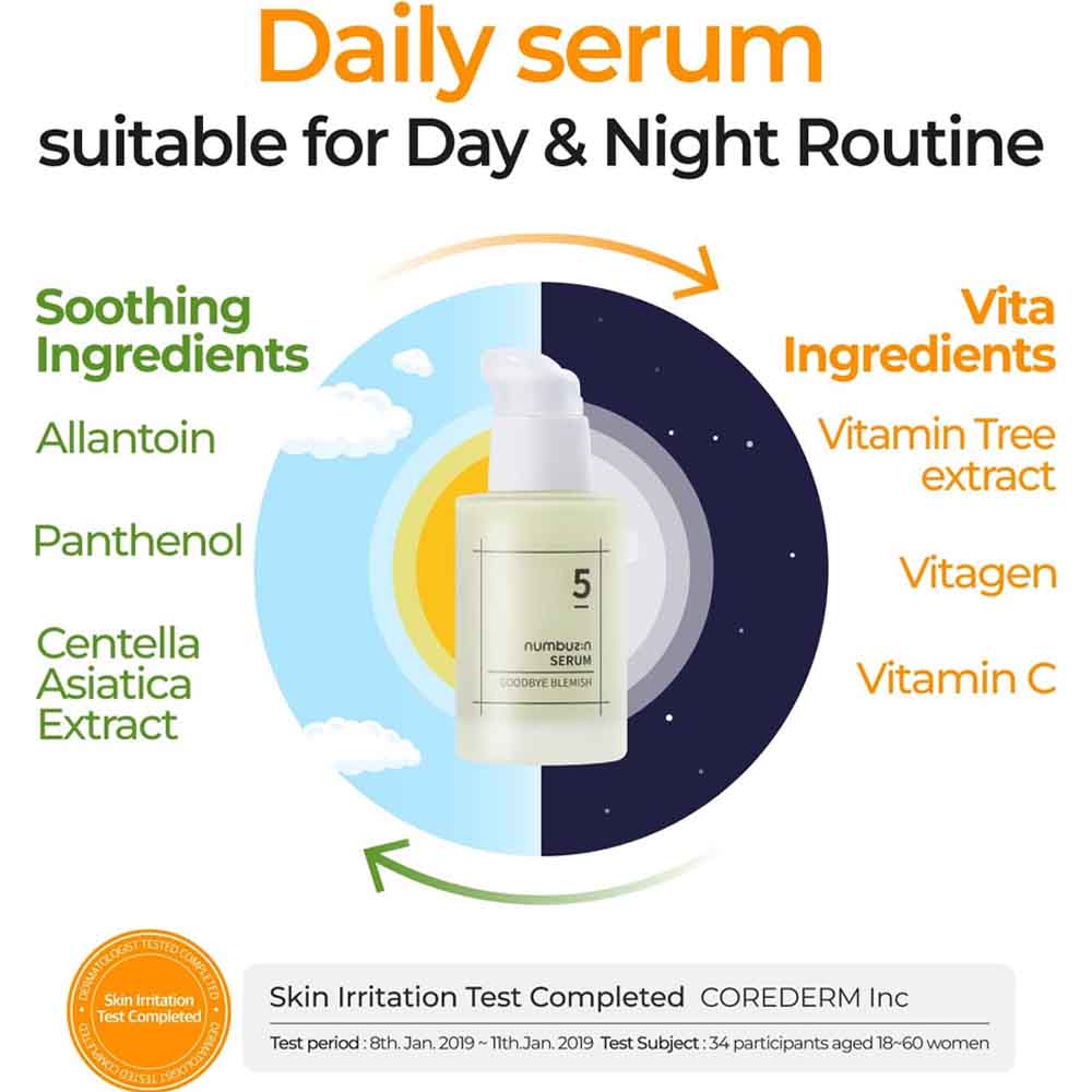 Numbuzin, No.5 Goodbye Blemish Serum 50ml