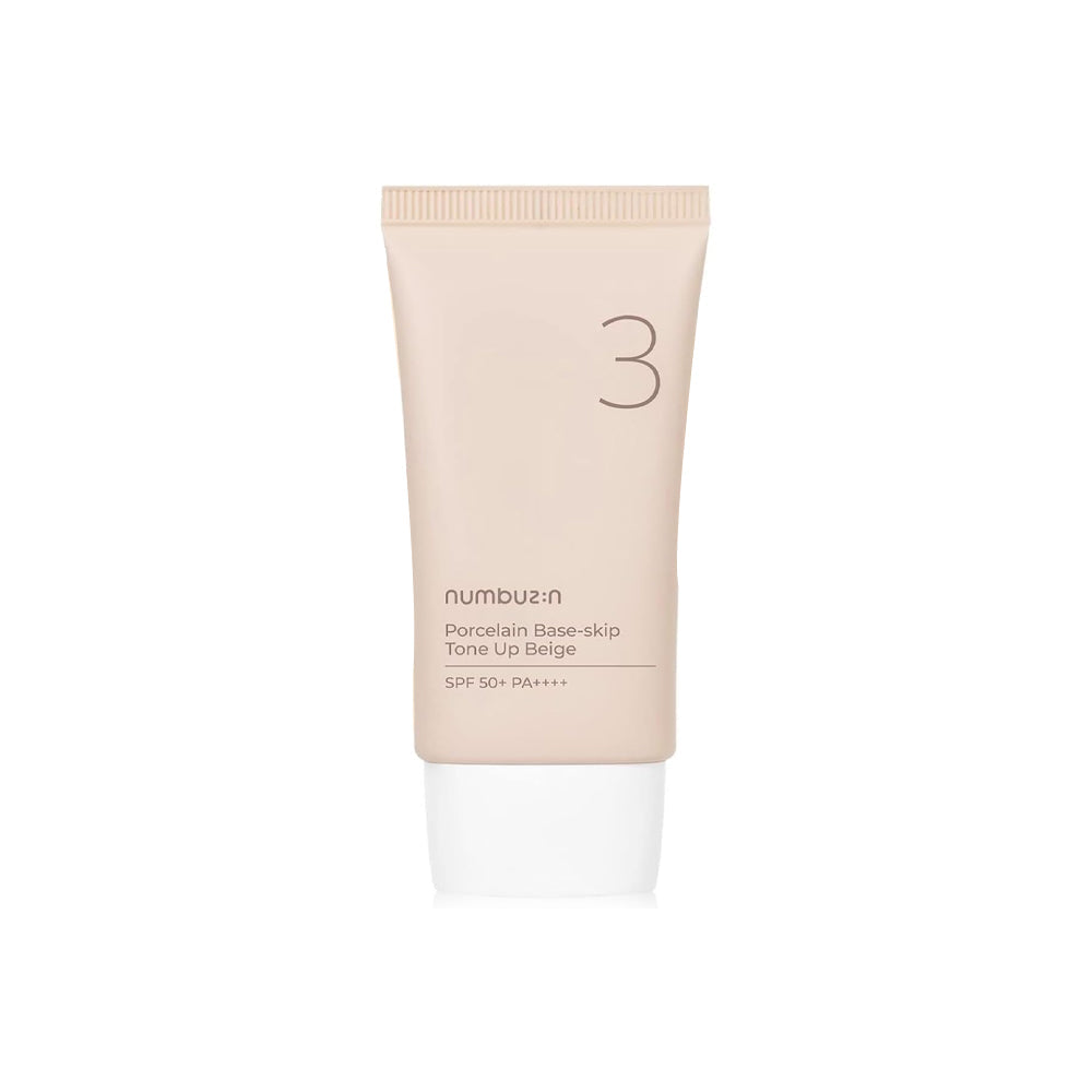 Numbuzin No.3 Porcelain Base-Skip Tone Up Beige SPF 50+ PA++++ 50ml