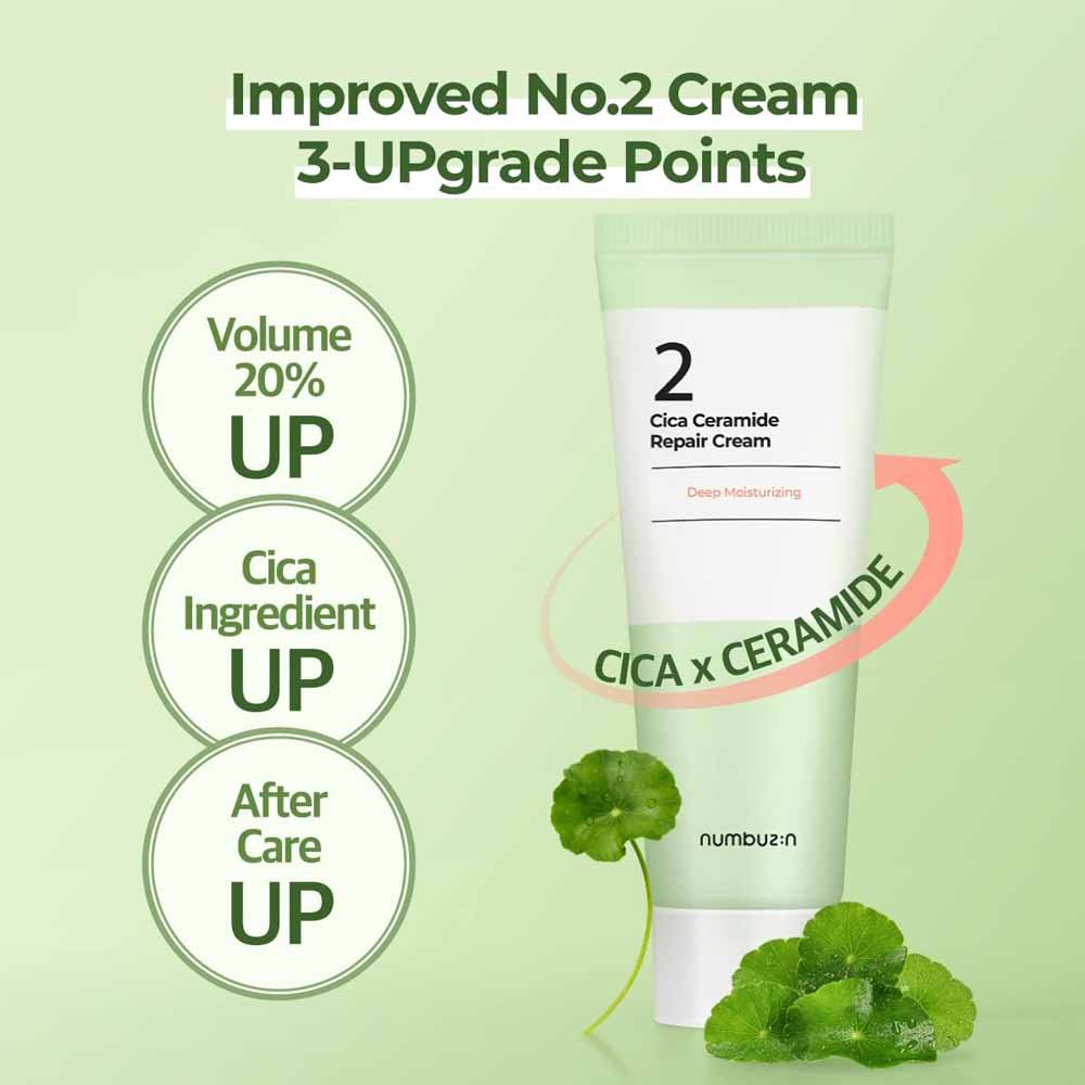 Numbuzin No.2 Cica Ceramide Repair Cream 60ml