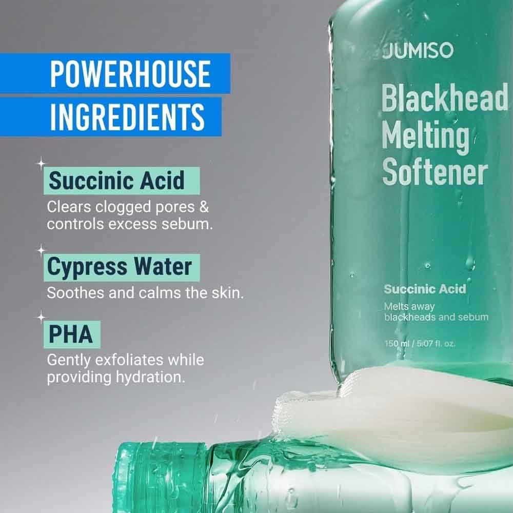 JUMISO Blackhead Melting Softener & Cotton Pad Set 150ML
