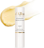 d’Alba White Truffle Nourishing Serum Lip Butter – Vegan Hydrating Lip Care with Vitamin E for Soft, Glowing Lips