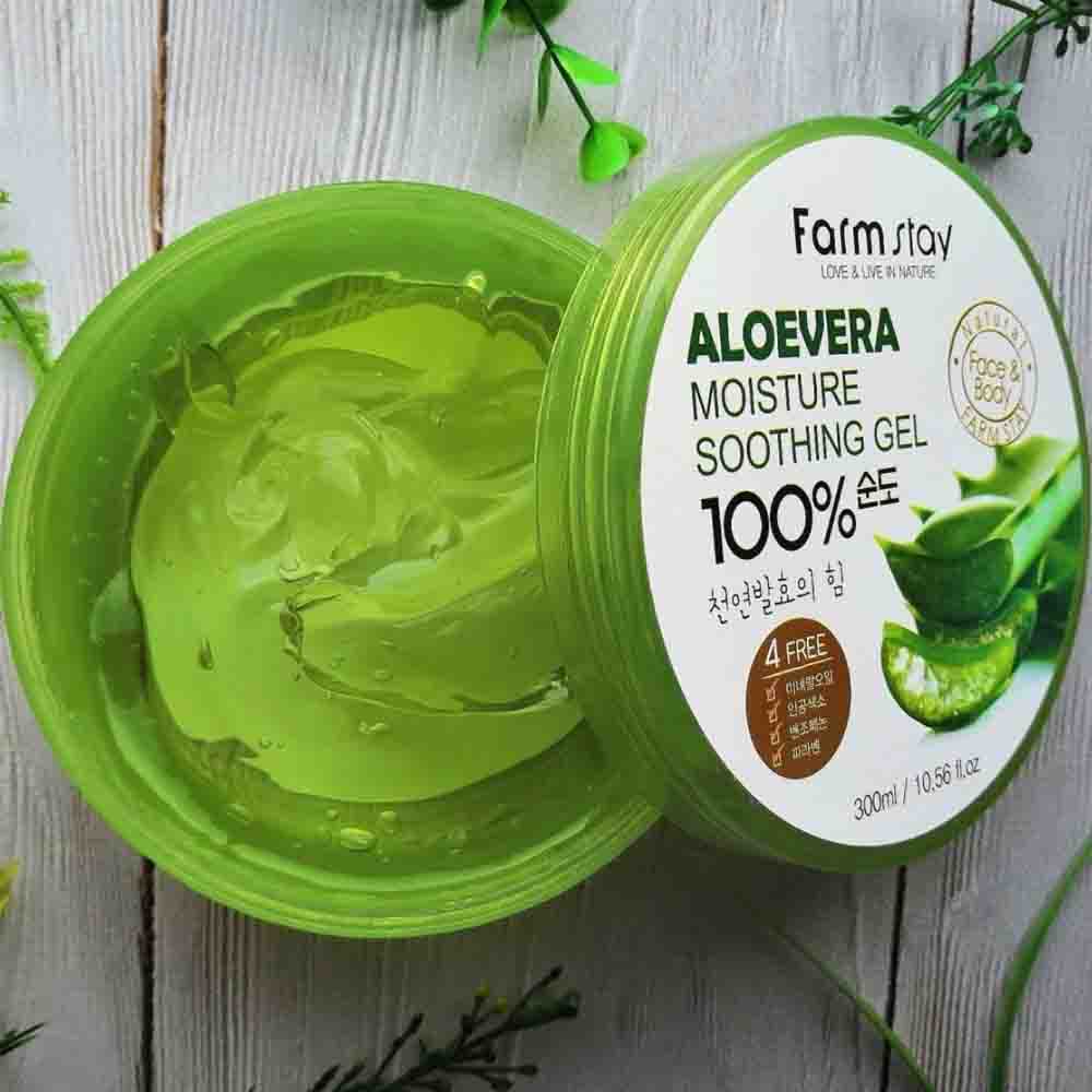 FARMSTSAY ALOEVERA MOISTURE SOOTHING GEL 300ML