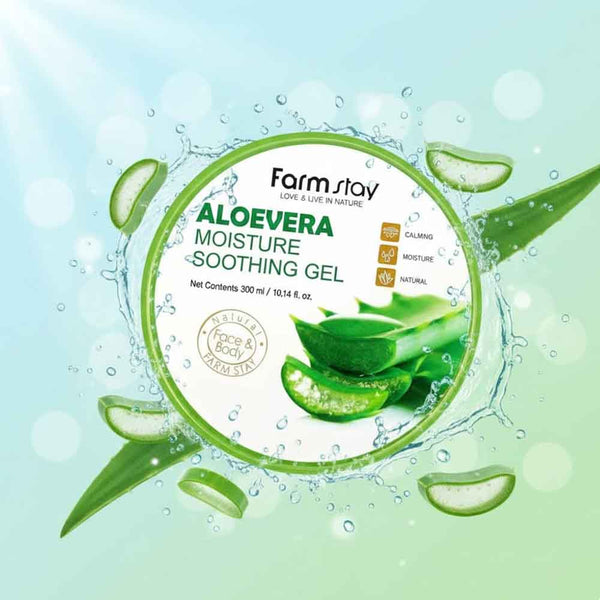 FARMSTSAY ALOEVERA MOISTURE SOOTHING GEL 300ML