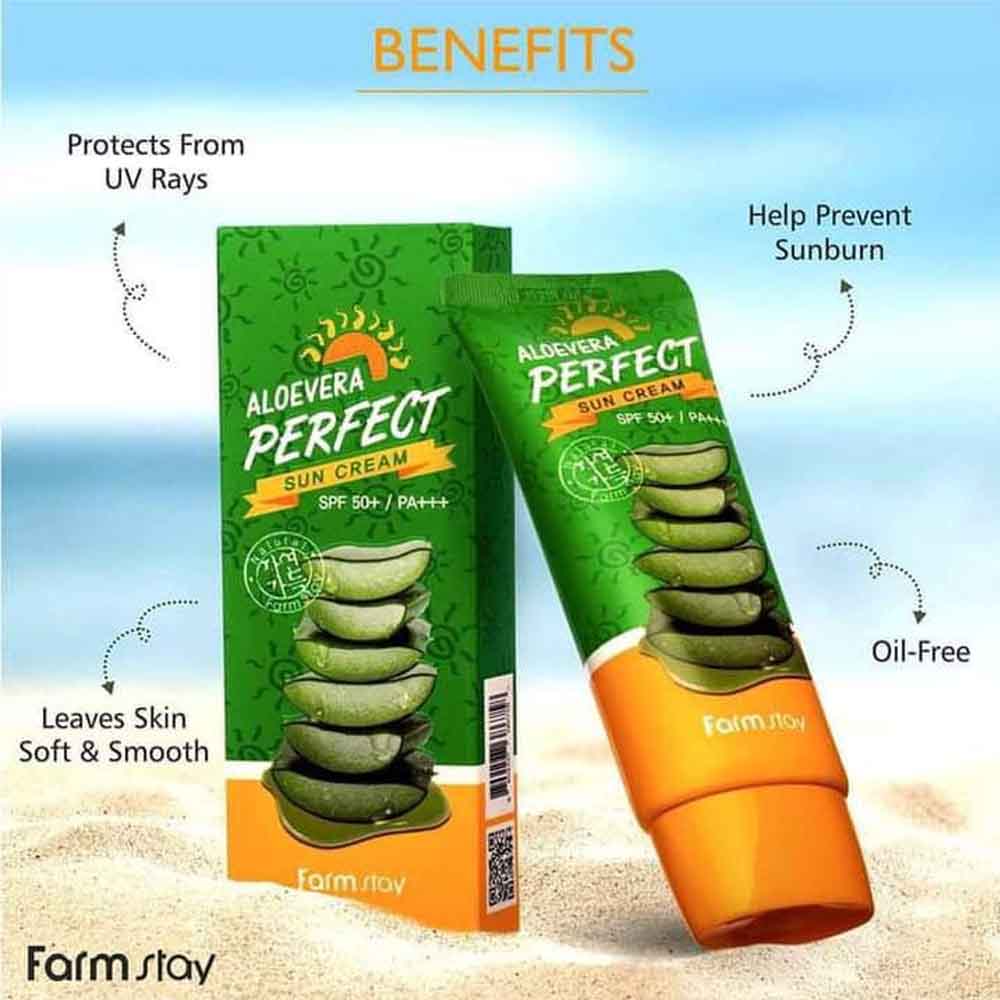 Farmstay Aloevera Perfect Sun Cream 70G SPF50/PA++++70g