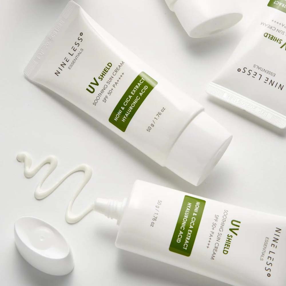 Nineless Essentials UV Shield Soothing Sun Cream SPF50+PA++++50g