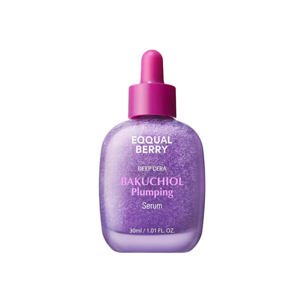 EQQUALBERRY Bakuchiol Plumping Serum 30ml | Natural Anti-Aging & Moisturizer with Niacinamide