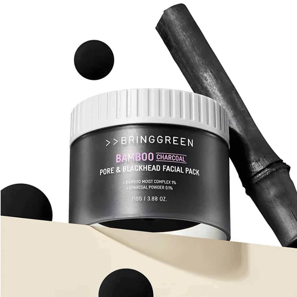 BRINGGREEN Bamboo Charcoal Pore & Blackhead Facial Pack 110g