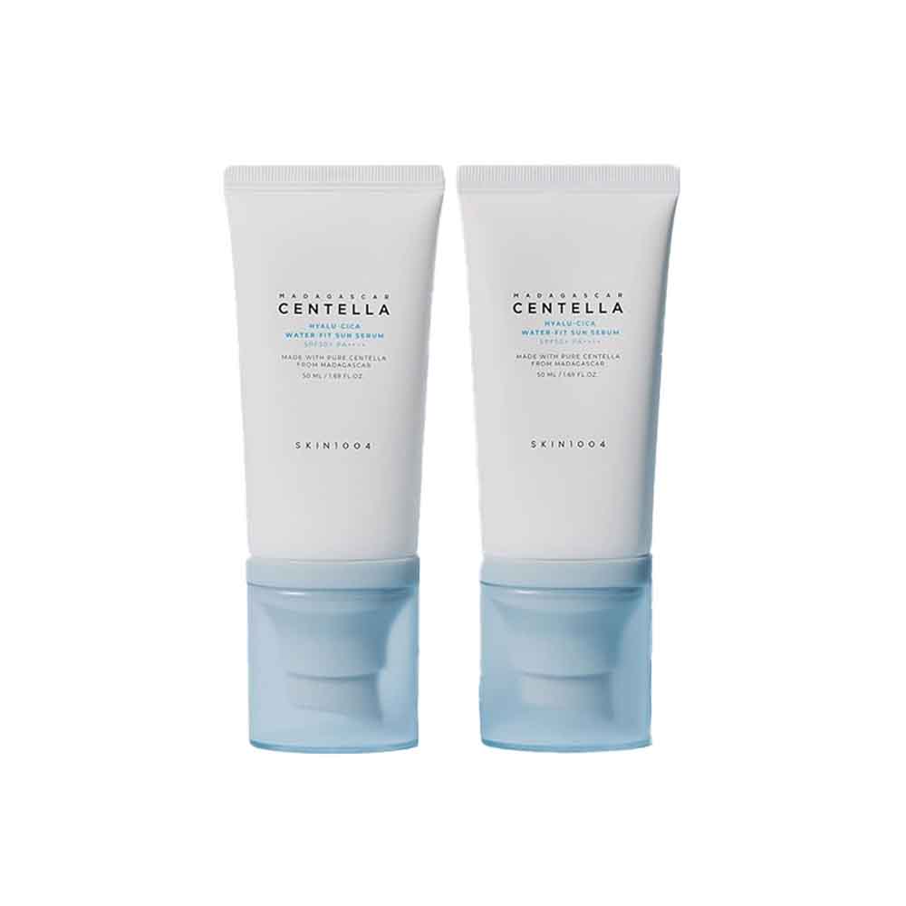 SKIN1004 Madagascar Centella Hyalu-Cica Water-Fit Sun Serum Twin Pack 50ML