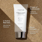Tirtir hydro uv shield sunscreen spf 50+ uva/uvb protection 50ml