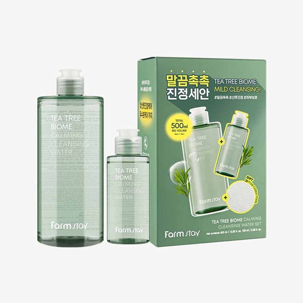 Farmstay Tea Tree Biome Calming Cleansing Water Set 100ML
