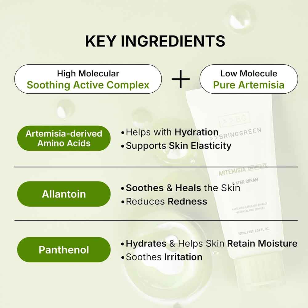 BRINGGREEN ARTEMISA CALMING EX WATER CREAM 100ML