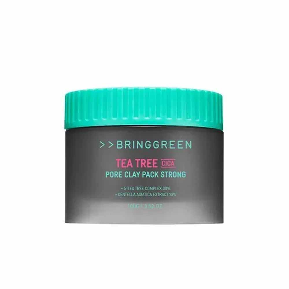 BRINGGREEN TEA TREE CICA PORE CLAY PACK STRONG 100g