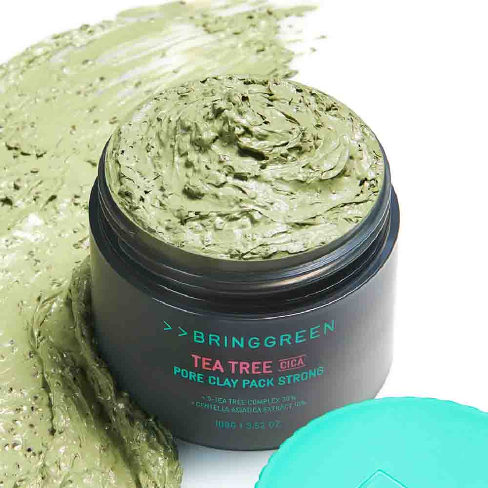 BRINGGREEN TEA TREE CICA PORE CLAY PACK STRONG 100g