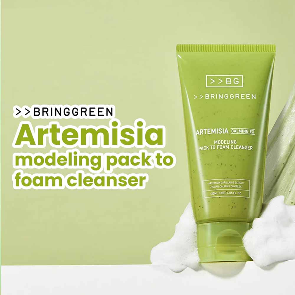 BRINGGREEN Artemisia Calming EX Modeling Pack To Foam Cleanser 120ML