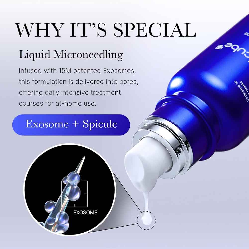 medicube Zero Exosome Shot 2,000 PPM Spicule Facial Serum | Pore Care, Dead Skin Cells, Skin Texture