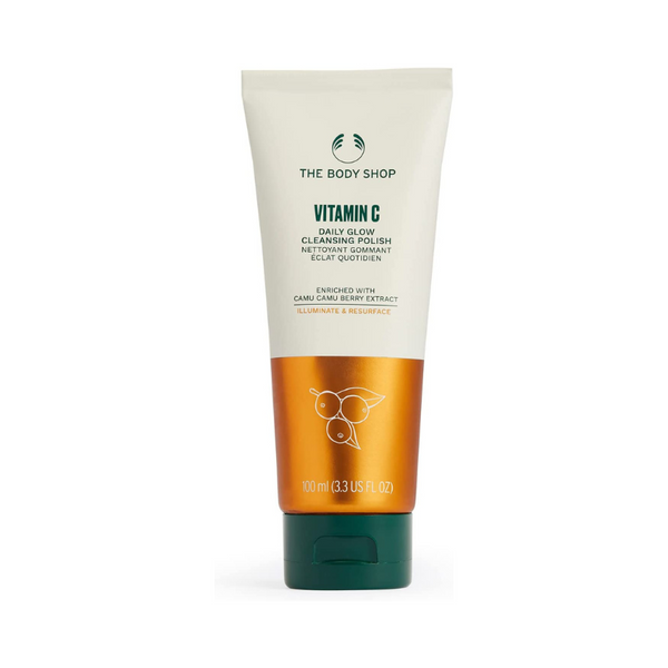 The Body Shop Vitamin C Daily Glow Cleansing Polish, 3.3 Fl Oz, Clear