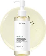 ANUA Heartleaf Pore Control Cleansing Oil, Oil Cleanser for Face, Makeup Blackhead Remover, Double Cleansing, Facial Cleanser, Mild Ingredients, Korean Skin Care 6.76 fl oz(200ml)