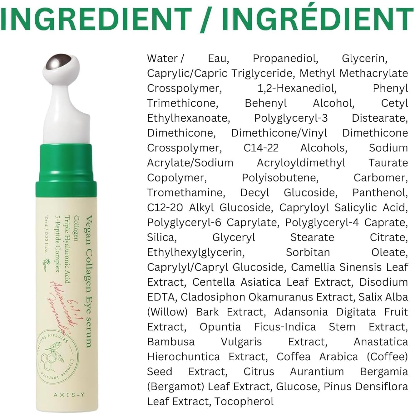 AXIS-Y Vegan Collagen Eye Serum 10ml