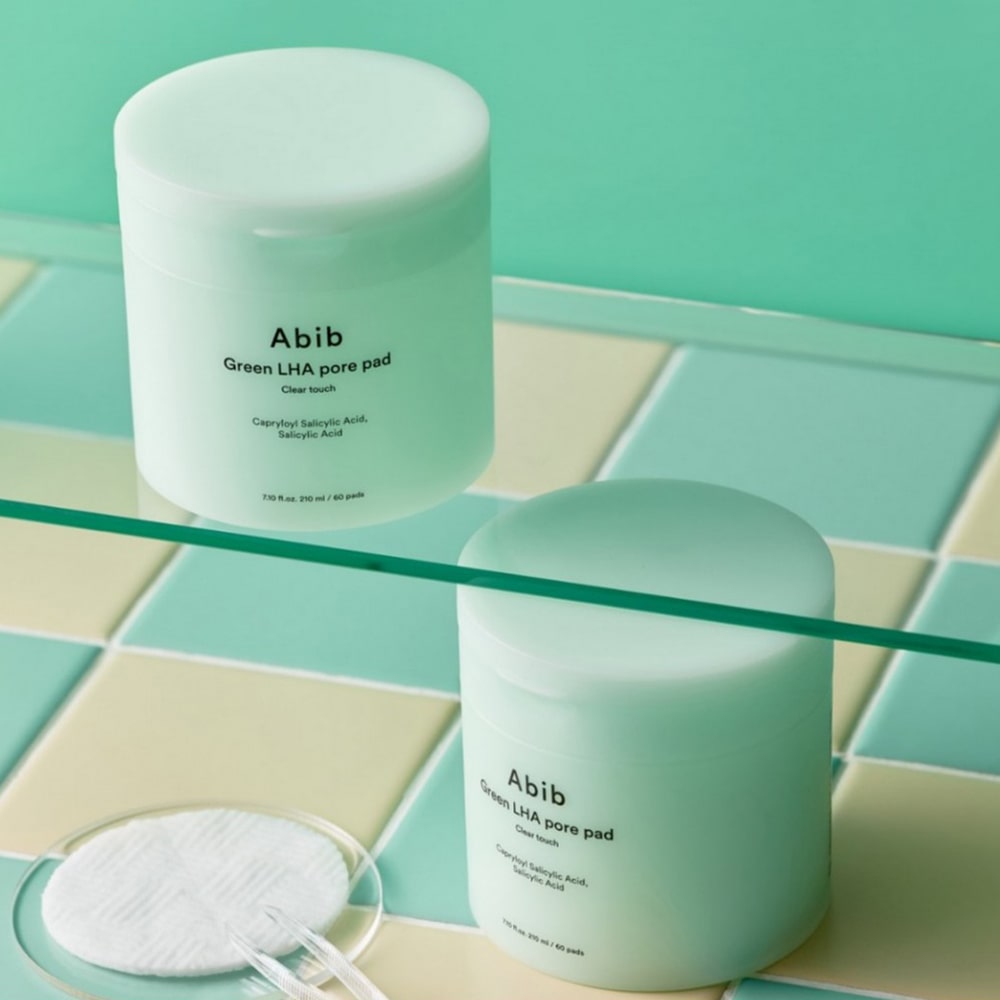 Abib Green LHA Pore Pad Clear Touch 60pcs Exfoliating Toner Pads