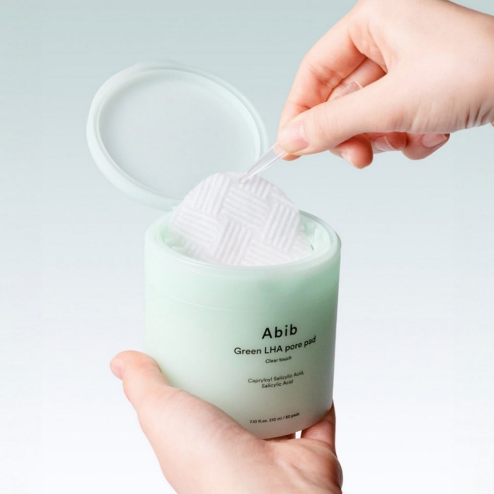 Abib Green LHA Pore Pad Clear Touch 60pcs Exfoliating Toner Pads