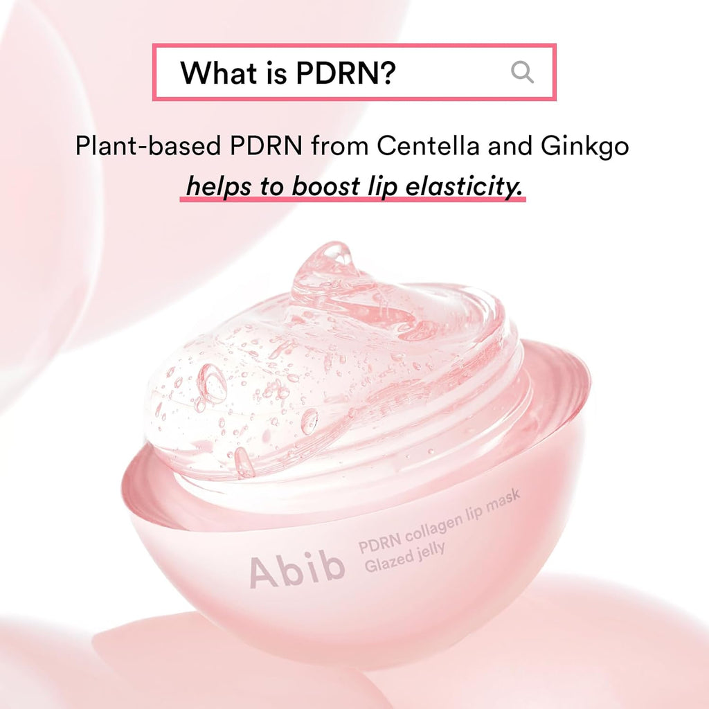 Abib PDRN Collagen Lip Mask Glazed Jelly 0.38oz – Hydrating Overnight Lip Sleeping Mask for Dry Lips