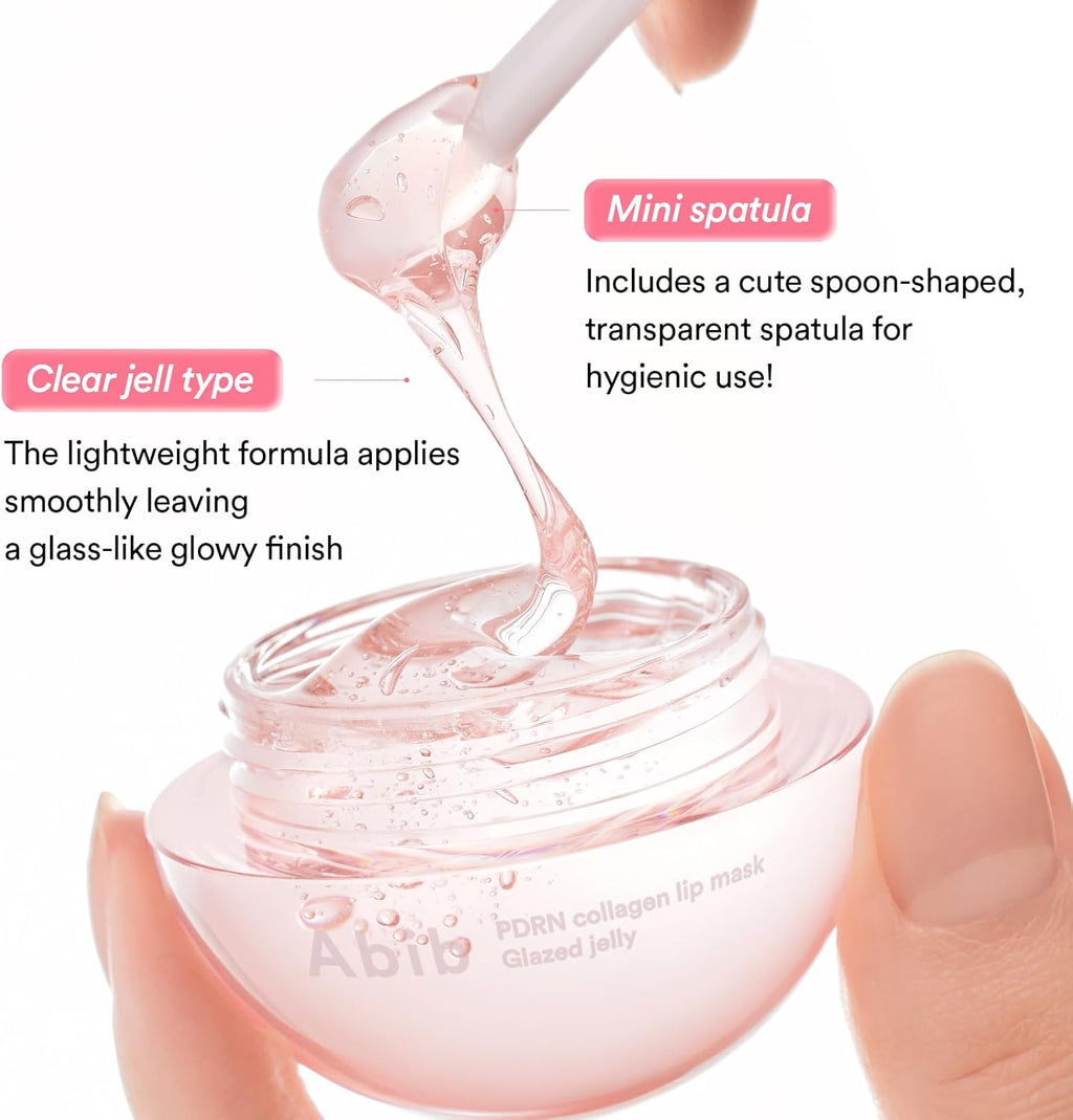 Abib PDRN Collagen Lip Mask Glazed Jelly 0.38oz – Hydrating Overnight Lip Sleeping Mask for Dry Lips