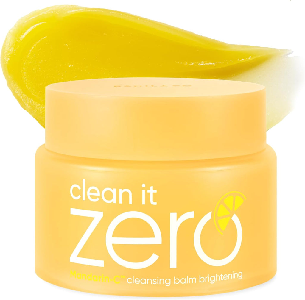 BANILA CO Clean It Zero Brightening Mandarin-C Cleansing Balm – Vitamin C Makeup Remover (100ml)