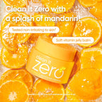 BANILA CO Clean It Zero Brightening Mandarin-C Cleansing Balm – Vitamin C Makeup Remover (100ml)