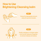 BANILA CO Clean It Zero Brightening Mandarin-C Cleansing Balm – Vitamin C Makeup Remover (100ml)