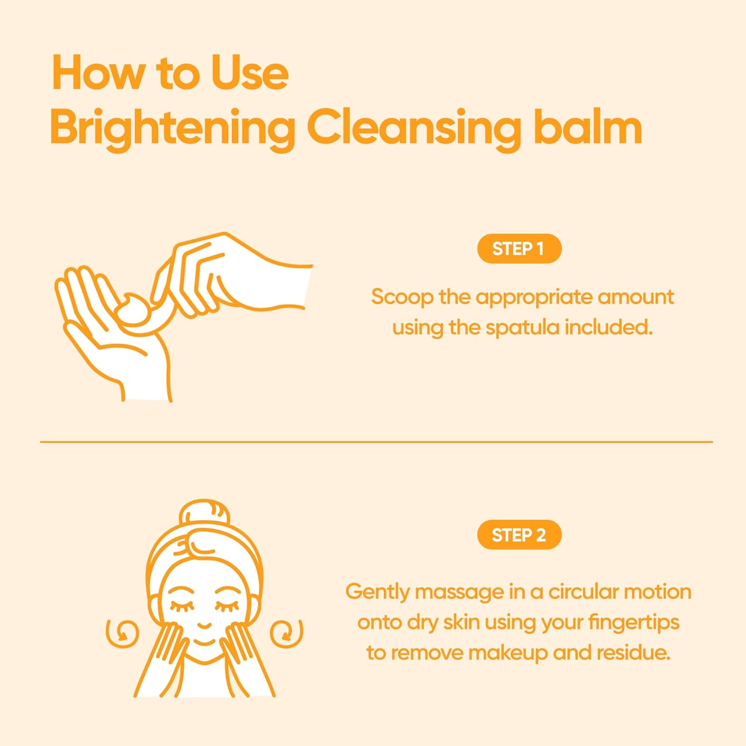 BANILA CO Clean It Zero Brightening Mandarin-C Cleansing Balm – Vitamin C Makeup Remover (100ml)