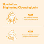 BANILA CO Clean It Zero Brightening Mandarin-C Cleansing Balm – Vitamin C Makeup Remover (100ml)