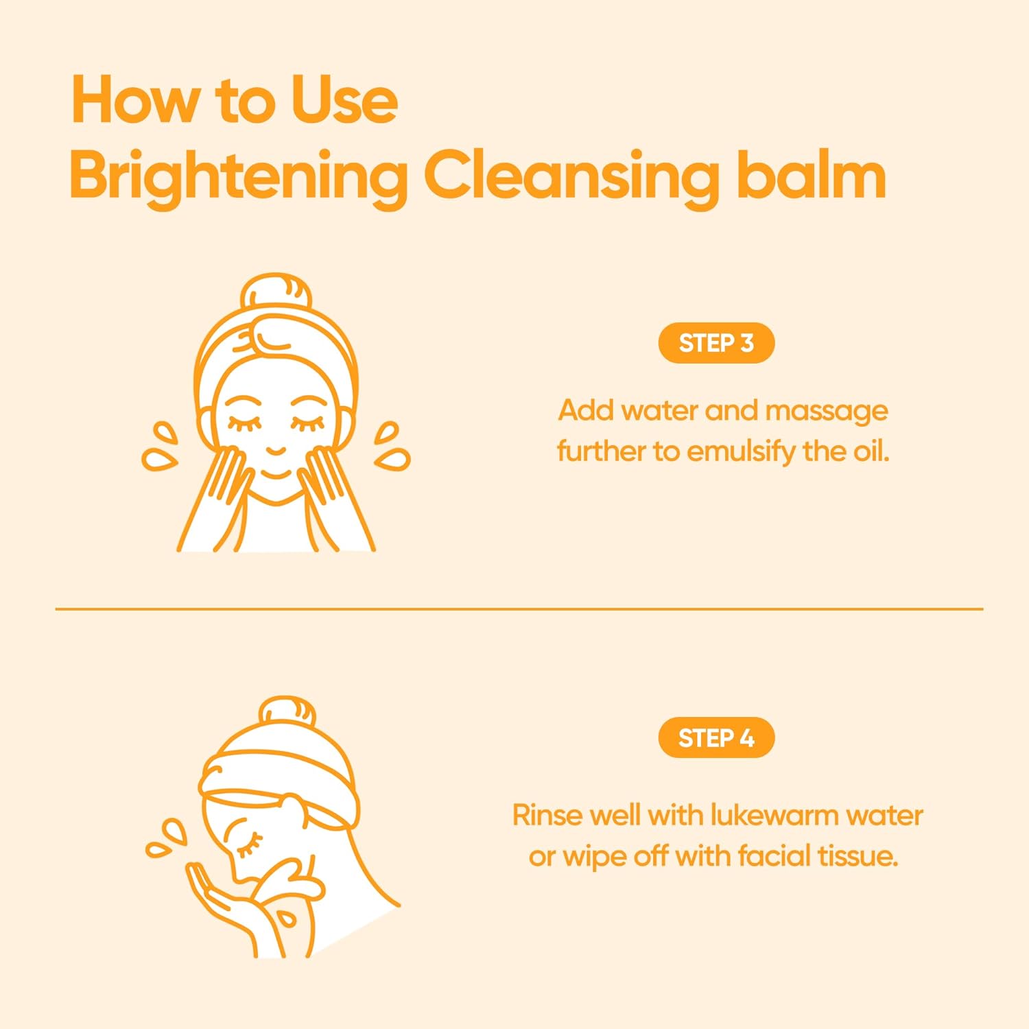 BANILA CO Clean It Zero Brightening Mandarin-C Cleansing Balm – Vitamin C Makeup Remover (100ml)