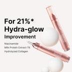 medicube Collagen Glow Booster Milk Serum 15ml - Twist & Click - Radiance & Hydration with Niacinamide, Milk Protein Extract, Hydrolyzed Collagen