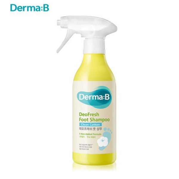 Derma:B DeoFresh Foot Shampoo 400ml Clean Cotton