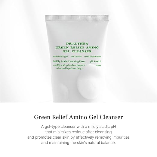 DR.ALTHEA Green Relief Amino Gel Cleanser 100ml Gentle Korean Cleanser