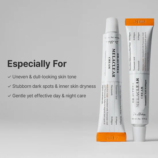 DR.ALTHEA Melaclear Cream 20g | Brightening Dark Spot & Tone Correcting Cream