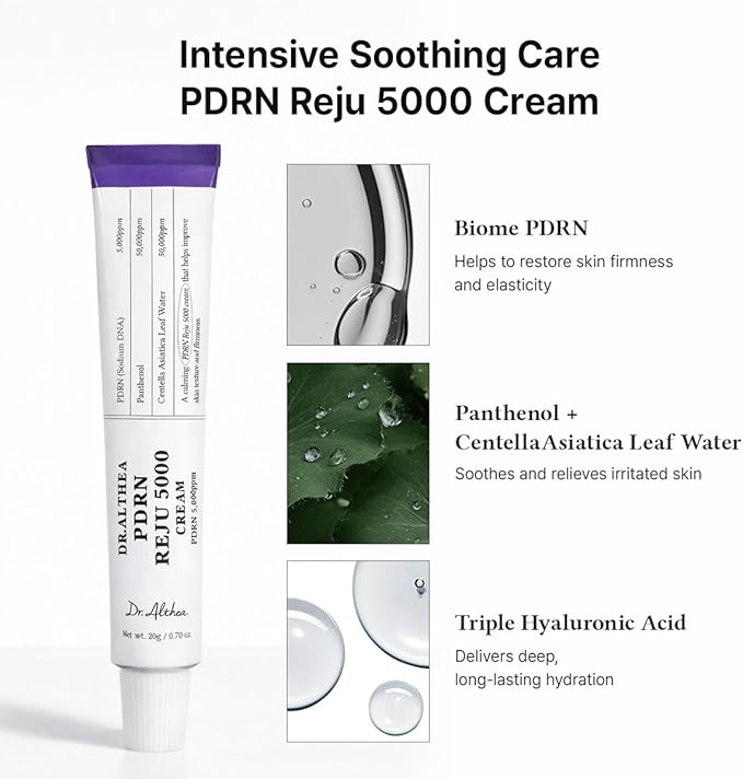 DR.ALTHEA Reju 5000 Cream 20g | Intensive Repair Cream for Damaged Skin Barrier