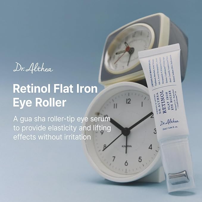 DR.ALTHEA Retinol Flat Iron Eye Roller 25ml | Firming & Hydrating Eye Care