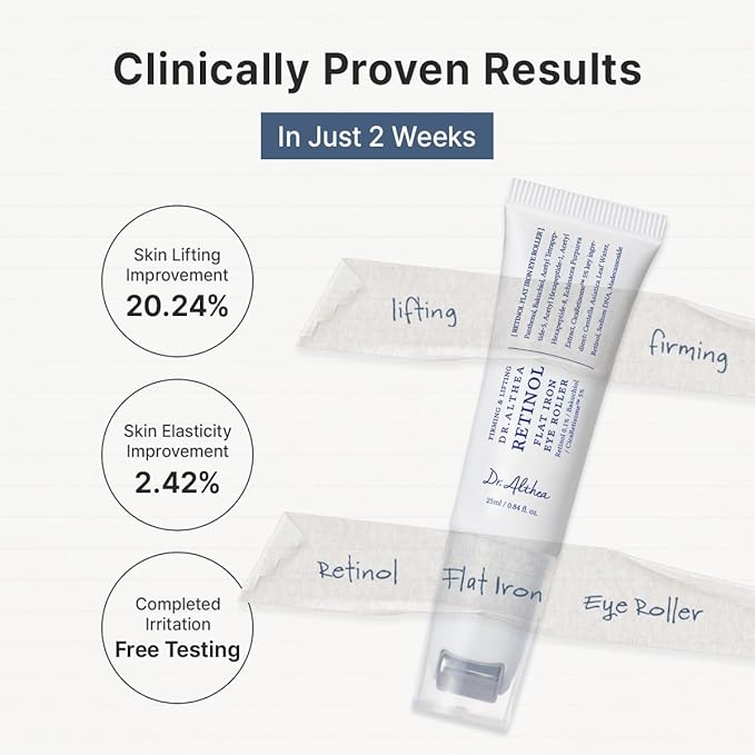 DR.ALTHEA Retinol Flat Iron Eye Roller 25ml | Firming & Hydrating Eye Care