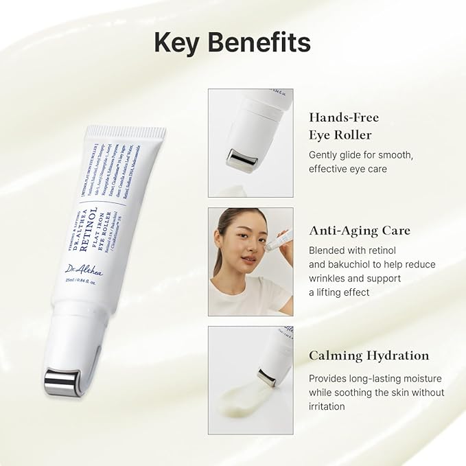 DR.ALTHEA Retinol Flat Iron Eye Roller 25ml | Firming & Hydrating Eye Care