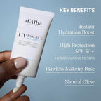 d’Alba Piedmont UV Essence Sunscreen 50ml SPF50+ PA++++ | White Truffle Korean Sun Cream for Face