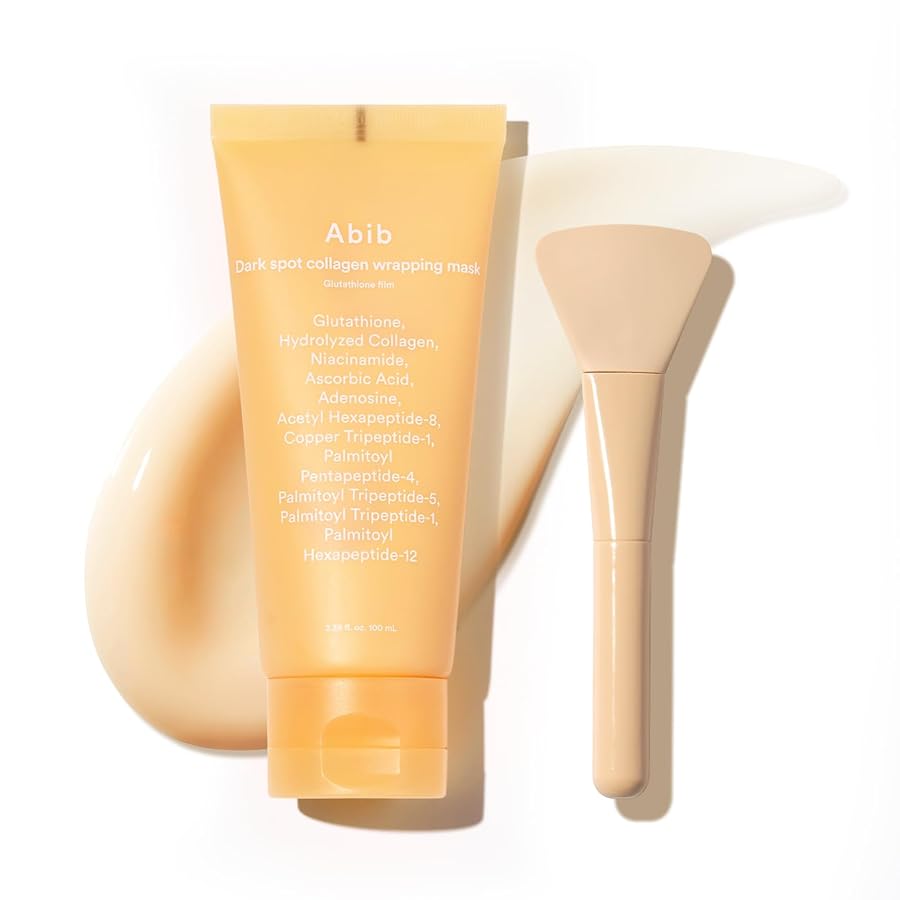 Abib Dark Spot Wrapping Mask – Glutathione Brightening Peel-Off Mask (100ml) Niacinamide & Vitamin C, Cream To Film