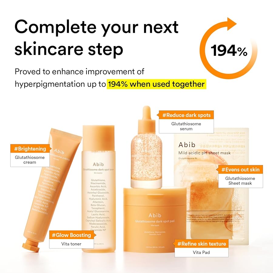 Abib Glutathiosome Cream Vita Tube 75ml Brightening Face Moisturizer