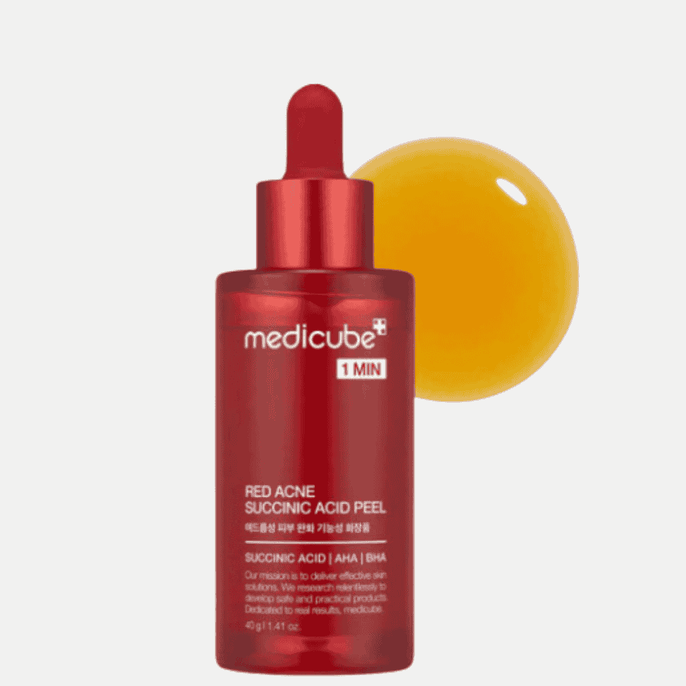 Medicube Red Acne Succinic Acid Peel 40g | Exfoliating Acne Care Peel for Clear & Smooth Skin
