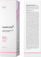 Medicube PDRN Whip Cleanser 120 g | Korean Whipped Foam Facial Cleanser | Gentle Pore‑Care & Skin‑Balancing Daily Cleansing Care